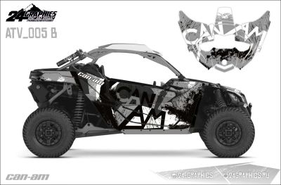 Лот: 13997972. Фото: 1. Наклейки Can-Am Maverick X3 ATV... Наклейки автомобильные
