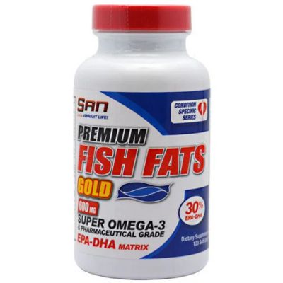 Лот: 4180401. Фото: 1. Рыбий жир Premium Fish Fats Gold... Спортивное питание, витамины