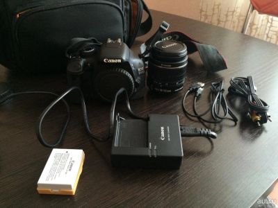 Лот: 8916246. Фото: 1. Canon 550d kit efs 18-55mm полный... Цифровые зеркальные