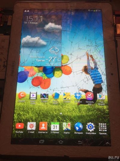 Лот: 9320390. Фото: 1. экран samsung galaxy tab 2 10... Запчасти для планшетов