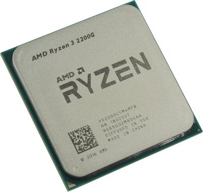 Лот: 17412217. Фото: 1. AMD Ryzen 3 2200G (4 ядра до 3... Процессоры