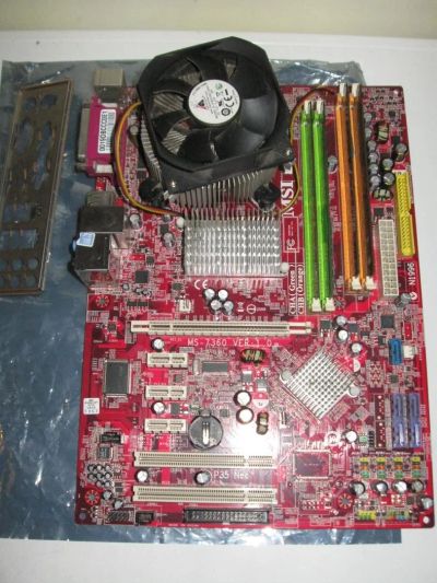 Лот: 10696473. Фото: 1. материнская плата msi p35 neo-f... Материнские платы