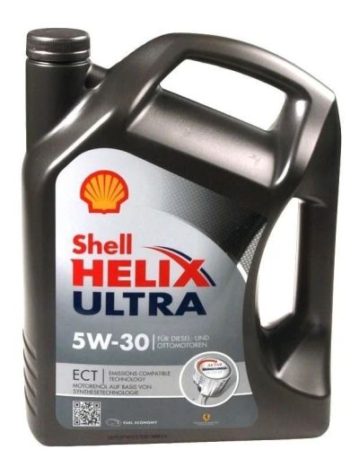 Лот: 12124691. Фото: 1. Shell Helix Ultra ECT 5W30 4L. Масла, жидкости