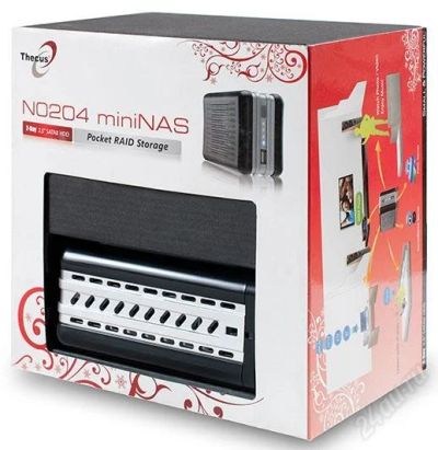 Лот: 2559079. Фото: 1. Mini NAS N0204 Black. Маршрутизаторы (роутеры)