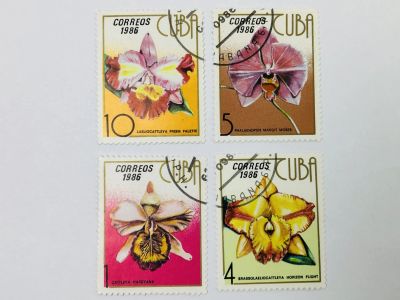 Лот: 23314508. Фото: 1. Цветы. Орхидеи. Неполная серия... Марки