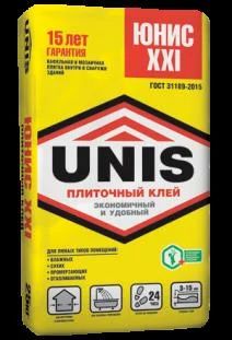 Лот: 7011155. Фото: 1. Клей для кафеля ЮНИС ХХI 25 кг... Смеси, шпатлевки, цемент