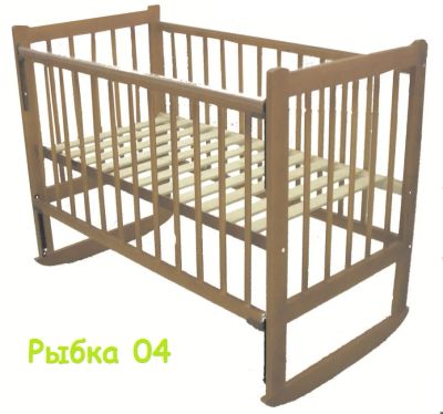 Лот: 4671374. Фото: 1. Детская Кроватка "Рыбка 04". Детские кровати и кроватки