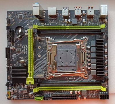Лот: 17443601. Фото: 1. Материнская плата Intel X99-P4... Материнские платы