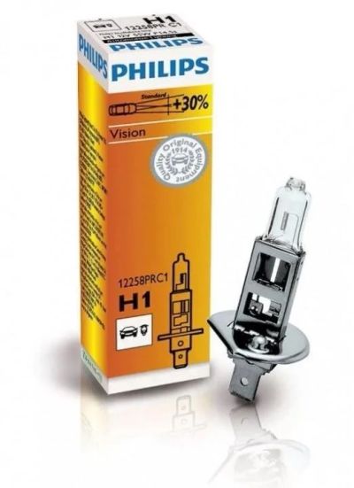 Лот: 16269021. Фото: 1. Лампа H1 PHILIPS 12В 55 Вт Premium... Электроприборы для автомобиля