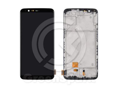 Лот: 15664048. Фото: 1. Дисплей для OnePlus 5T в рамке... Дисплеи, дисплейные модули, тачскрины