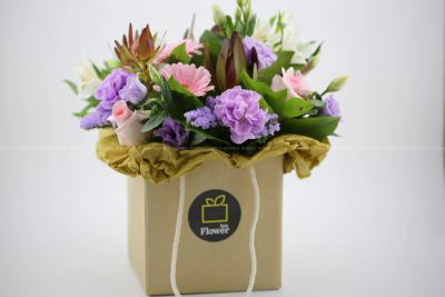 Лот: 6322798. Фото: 1. FlowerBox Цветочная коробка Коробка... Другое (цветы, букеты)