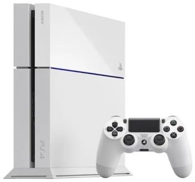 Лот: 6344813. Фото: 1. Play station 4 Белая Новая!. Игровые приставки, консоли