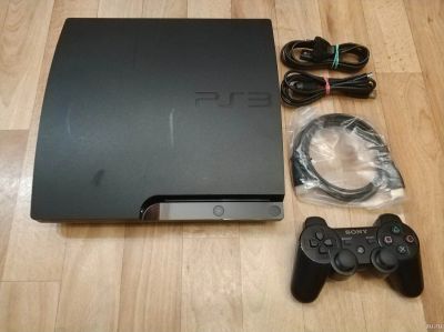 Лот: 13238823. Фото: 1. Sony Playstation 3 Slim (ps3... Игровые приставки, консоли