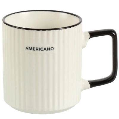 Лот: 25302034. Фото: 1. Кружка фарфор, 370 мл, Americano... Кружки, стаканы, бокалы