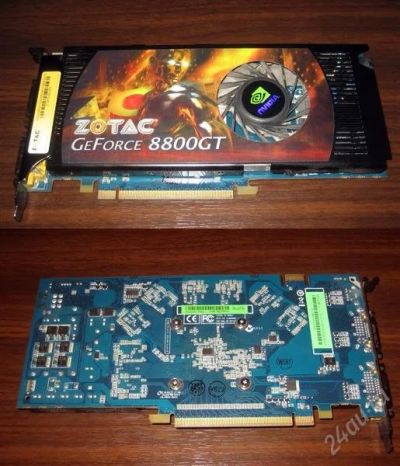 Лот: 779998. Фото: 1. ZOTAC GeForce 8800GT 512Mb OC. Видеокарты