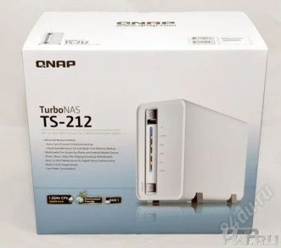 Лот: 1770809. Фото: 1. QNAP TS-212 - система хранения... СХД
