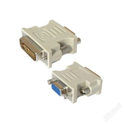 Лот: 3308447. Фото: 1. переходник DVI - VGA. Шлейфы, кабели, переходники