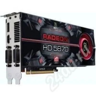 Лот: 504984. Фото: 1. ATI Radeon HD 5870 1Gb XFX 875M... Видеокарты