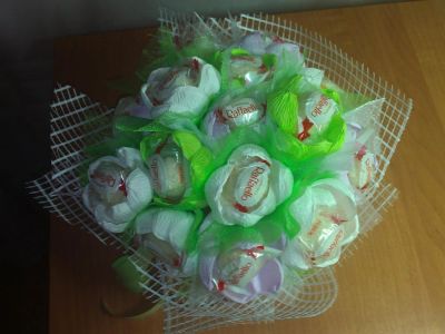 Лот: 3478720. Фото: 1. Оригинальный подарок из конфет... Букеты из конфет, игрушек