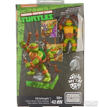 Лот: 7563694. Фото: 1. Конструктор Mega Bloks "Черепашки... Конструкторы