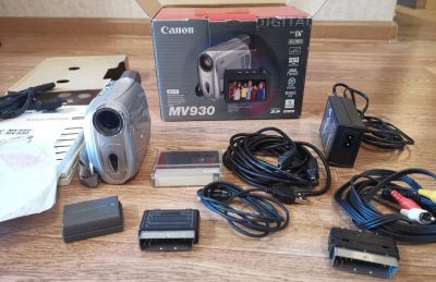 Лот: 19369695. Фото: 1. Видеокамера Canon MV 930 MiniDV... Видеокамеры
