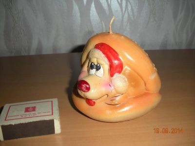 Лот: 4716714. Фото: 1. Свеча Ежик. Свечи