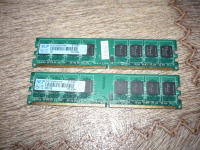Лот: 3064996. Фото: 1. NCP DDR2 PC-5300 2GB (Две планки... Оперативная память
