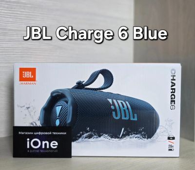 Лот: 25522079. Фото: 1. JBL Charge 6 Blue (Новая). Портативные, беспроводные колонки