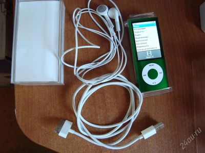 Лот: 1001716. Фото: 1. Ipod Nano 5g 8 gb (оригинал). Плееры