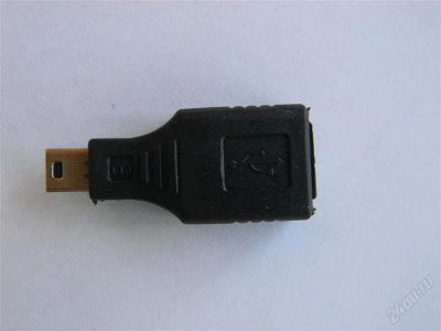 Лот: 1145285. Фото: 1. Переходник mini USB на USB мама... Другое (автозвук)