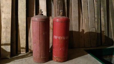 Лот: 6190210. Фото: 1. Баллон пропановый. Баллоны, газ в баллонах