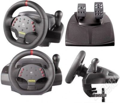 Лот: 1843446. Фото: 1. Руль logitech momo. Рули, джойстики