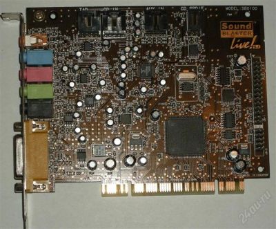 Лот: 2050177. Фото: 1. Звуковая карта PCI Creative Sound... Звуковые карты
