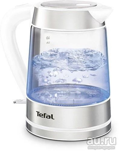 Лот: 13824417. Фото: 1. Новый Чайник Tefal KI730132 Glass... Чайники, кофемашины, кулеры