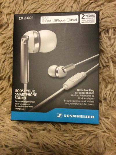 Лот: 10871953. Фото: 1. Наушники Shennheiser cx2.0i. Красноярск