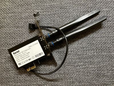 Лот: 20862131. Фото: 1. PCIe адаптер Fenvi FV-AX3000 Wi-Fi... WiFi, Bluetooth адаптеры