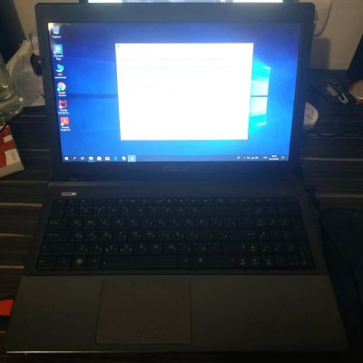 Лот: 15139140. Фото: 1. Ноутбук asus k55dr чёрный, рабочий... Ноутбуки