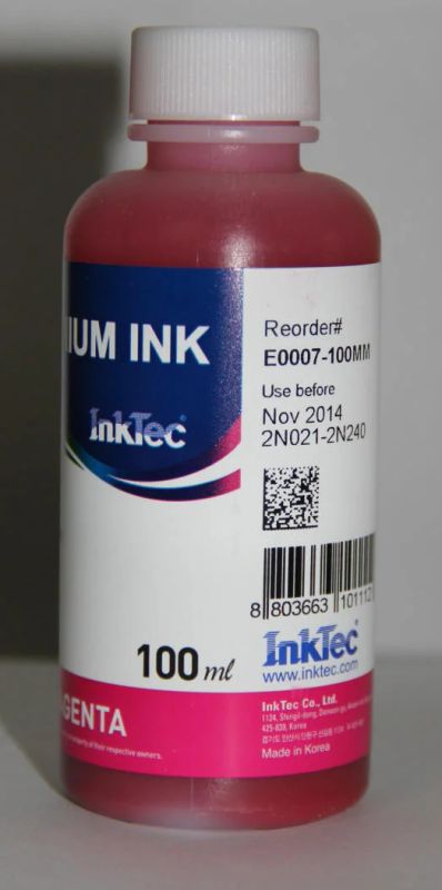 Лот: 4282212. Фото: 1. Чернила InkTec E0007-100MM Цвет... Картриджи, расходные материалы