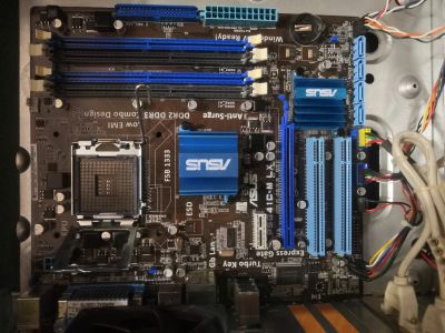Лот: 16952995. Фото: 1. Asus P5G41CM_LX. Материнские платы