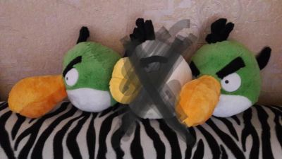 Лот: 11256516. Фото: 1. Мягкая игрушка ANGRY BIRDS. Мягкие