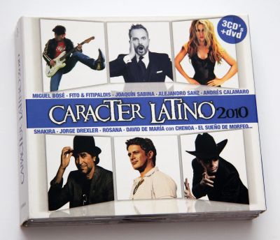 Лот: 11407542. Фото: 1. caracter latino 3cd's, dvd. Аудиозаписи
