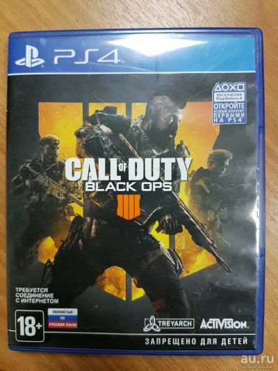 Лот: 15137840. Фото: 1. Call of Duty Black Ops 4 PS4. Игры для консолей