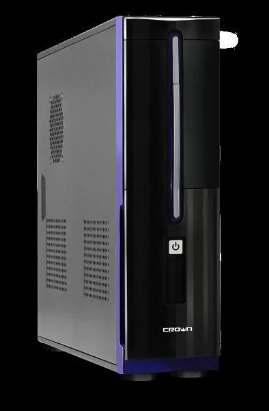 Лот: 3526230. Фото: 1. Корпус Slim CROWN CM-MC-03 black... Корпуса, блоки питания