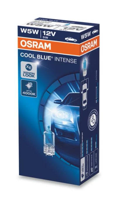 Лот: 12956229. Фото: 1. Osram W5W Cool Blue Intense 2825HCBI-10B. Компьютерные и письменные столы