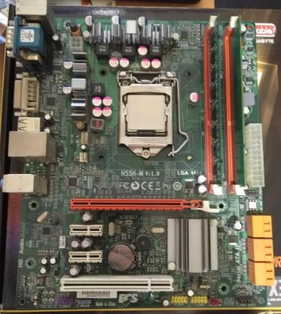 Лот: 11549187. Фото: 1. i3-530, H55H-M, 4Gb DDR3. Комплекты запчастей