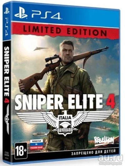 Лот: 10736225. Фото: 1. Sniper elite 4. Игры для консолей