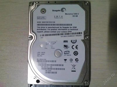Лот: 2322800. Фото: 1. Жесткий диск ноутбучный 2,5" Seagate... Жёсткие диски (HDD)