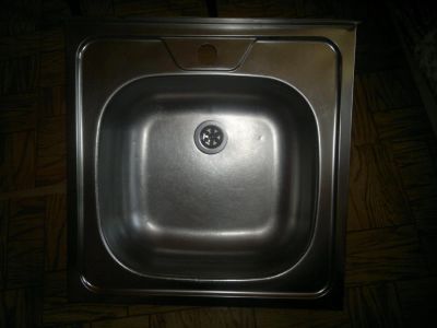 Лот: 5449543. Фото: 1. Кухонная мойка из нержавейки. Другое (хозтовары)