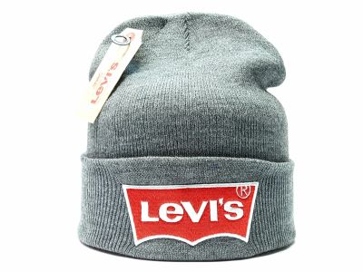 Лот: 15424631. Фото: 1. Шапка Levis big logo серый. Головные уборы
