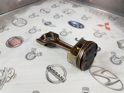 Лот: 23592092. Фото: 1. Поршень с шатуном BMW X5 N52B30... Двигатель и элементы двигателя
